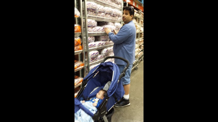 Michael's First Shopping Trip