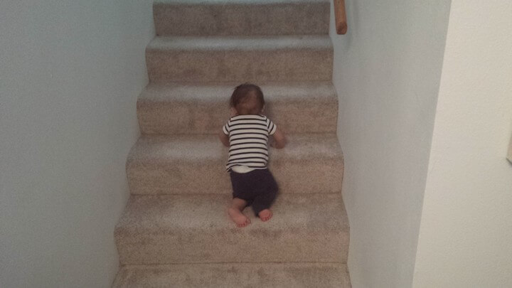 Crawling Up The Stairs