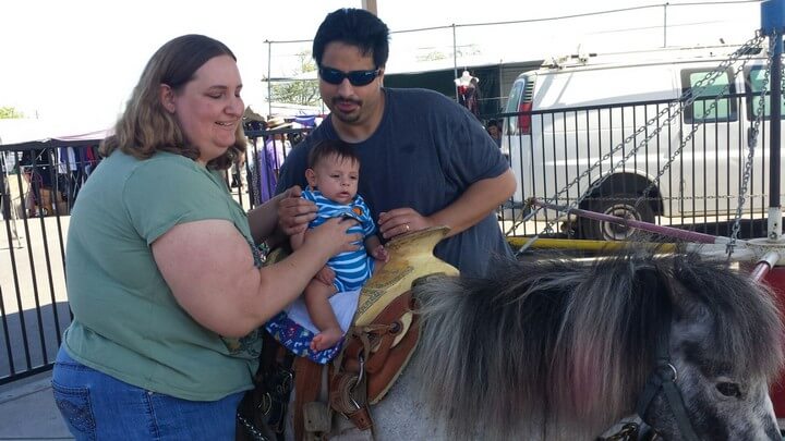 Riding On A Pony