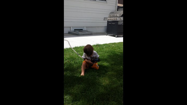 Playing With The Hose