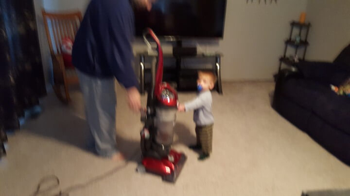 First Time vacuuming
